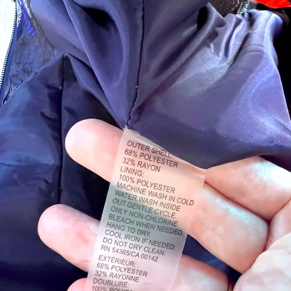 Zip front waist jacket w pockets purple design fully lined versatile style 10 - Picture 3 of 8